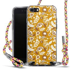 New Carry Case Transparent Stoff colourful/silber