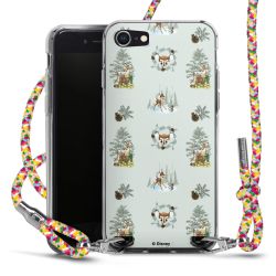 New Carry Case Transparent Stoff colourful/silber