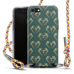 New Carry Case Transparent Stoff colourful/silber