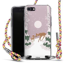 New Carry Case Transparent Stoff colourful/silber