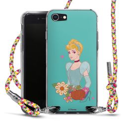 New Carry Case Transparent Stoff colourful/silber