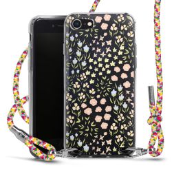 New Carry Case Transparent Stoff colourful/silber