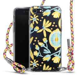 New Carry Case Transparent Stoff colourful/silber