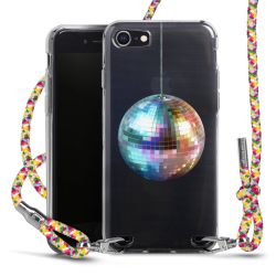 New Carry Case Transparent Stoff colourful/silber