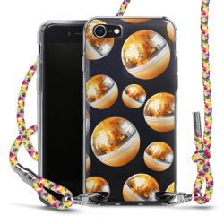 New Carry Case Transparent Stoff colourful/silber