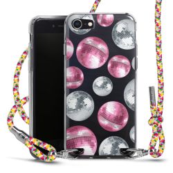 New Carry Case Transparent Stoff colourful/silber