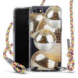 New Carry Case Transparent Stoff colourful/silber