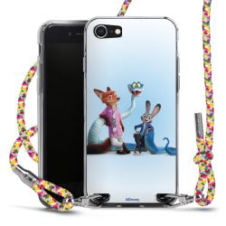 New Carry Case Transparent Stoff colourful/silber