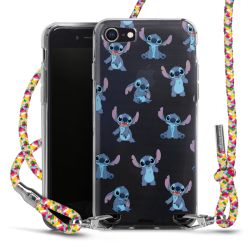 New Carry Case Transparent Stoff colourful/silber