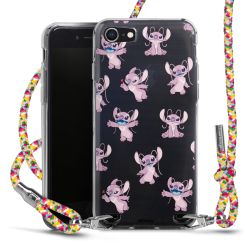 New Carry Case Transparent Stoff colourful/silber