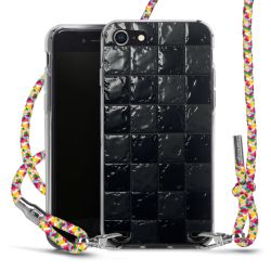 New Carry Case Transparent Stoff colourful/silber