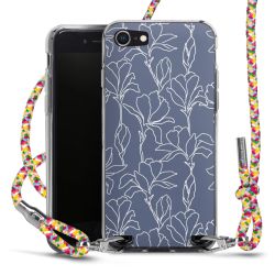New Carry Case Transparent Stoff colourful/silber