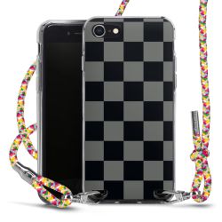 New Carry Case Transparent Stoff colourful/silber