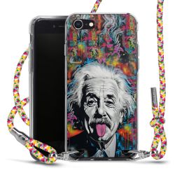 New Carry Case Transparent Stoff colourful/silber
