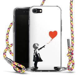 New Carry Case Transparent Stoff colourful/silber