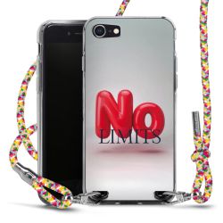 New Carry Case Transparent Stoff colourful/silber