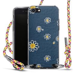 New Carry Case Transparent Stoff colourful/silber