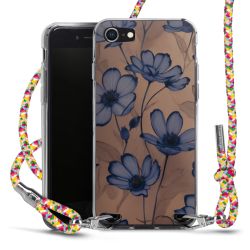 New Carry Case Transparent Stoff colourful/silber