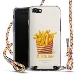 New Carry Case Transparent Stoff colourful/silber
