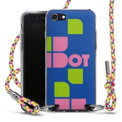 New Carry Case Transparent Stoff colourful/silber
