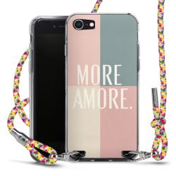 New Carry Case Transparent Stoff colourful/silber