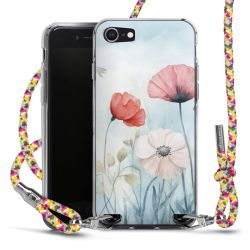 New Carry Case Transparent Stoff colourful/silber