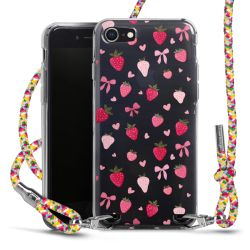 New Carry Case Transparent Stoff colourful/silber