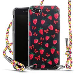 New Carry Case Transparent Stoff colourful/silber