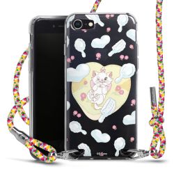 New Carry Case Transparent Stoff colourful/silber