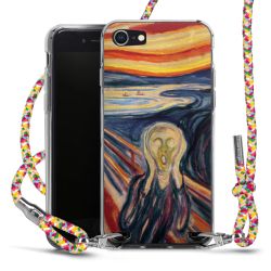 New Carry Case Transparent Stoff colourful/silber