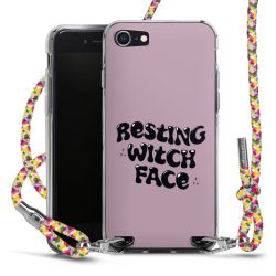 New Carry Case Transparent Stoff colourful/silber