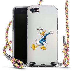 New Carry Case Transparent Stoff colourful/silber