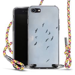 New Carry Case Transparent Stoff colourful/silber