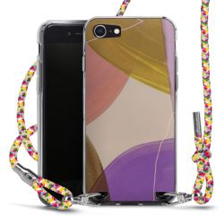 New Carry Case Transparent Stoff colourful/silber