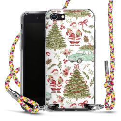 New Carry Case Transparent Stoff colourful/silber