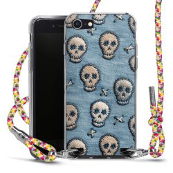 New Carry Case Transparent Stoff colourful/silber