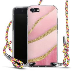 New Carry Case Transparent Stoff colourful/silber