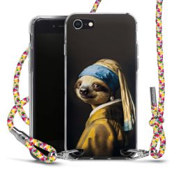 New Carry Case Transparent Stoff colourful/silber