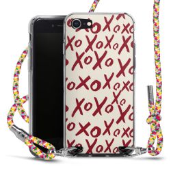 New Carry Case Transparent Stoff colourful/silber