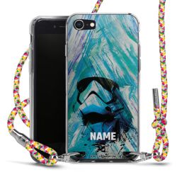 New Carry Case Transparent Stoff colourful/silber