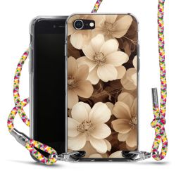 New Carry Case Transparent Stoff colourful/silber