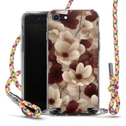 New Carry Case Transparent Stoff colourful/silber