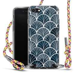 New Carry Case Transparent Stoff colourful/silber