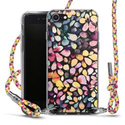 New Carry Case Transparent Stoff colourful/silber