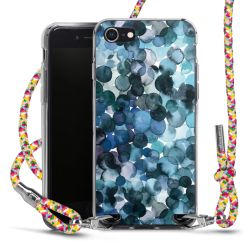 New Carry Case Transparent Stoff colourful/silber