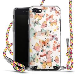 New Carry Case Transparent Stoff colourful/silber