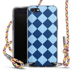 New Carry Case Transparent Stoff colourful/silber