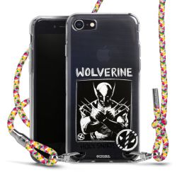 New Carry Case Transparent Stoff colourful/silber