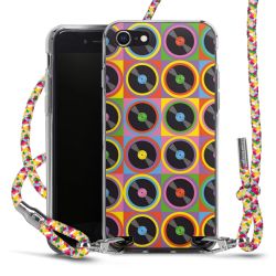 New Carry Case Transparent Stoff colourful/silber