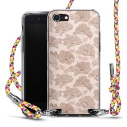 New Carry Case Transparent Stoff colourful/silber